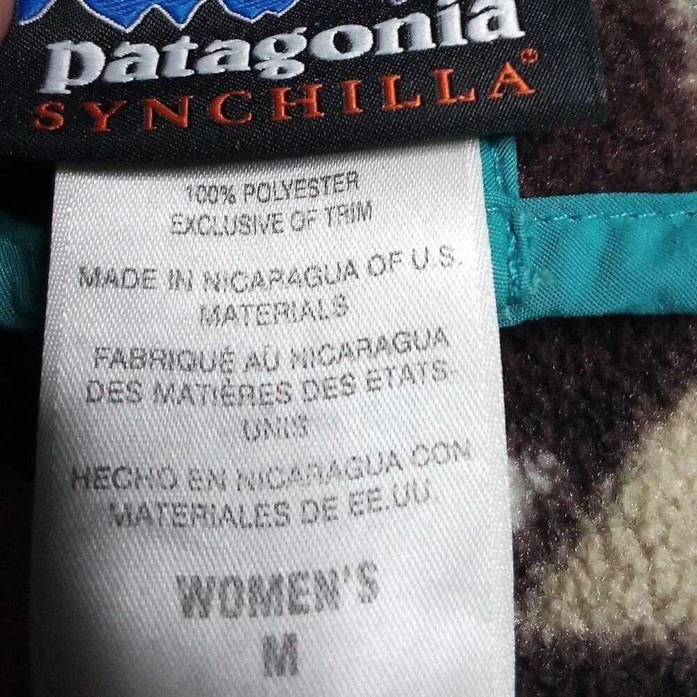 Patagonia Synchilla Geometric Snap T Fleece Jacket - Picture 3 of 4